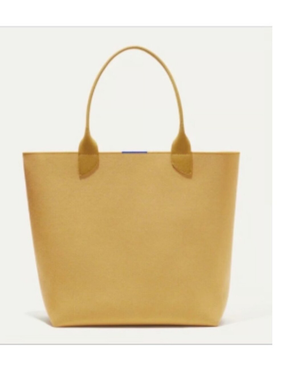Rothy's Mustard Yellow Tote Bag with Top Handles